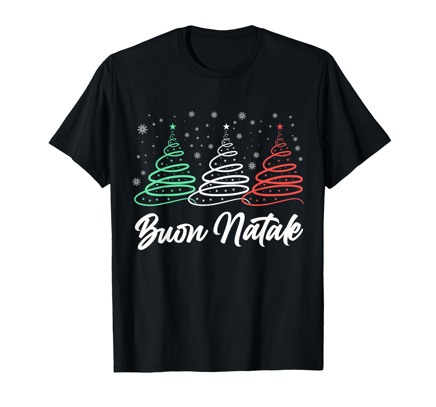 Funny Buon Natale Italy Pride Xmas Holiday Italian Christmas T-Shirt