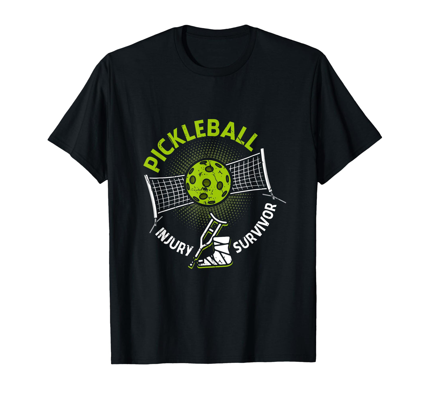 Pickleball Injury Survivor Funny Pickle Senior Sport Player T-Shirt