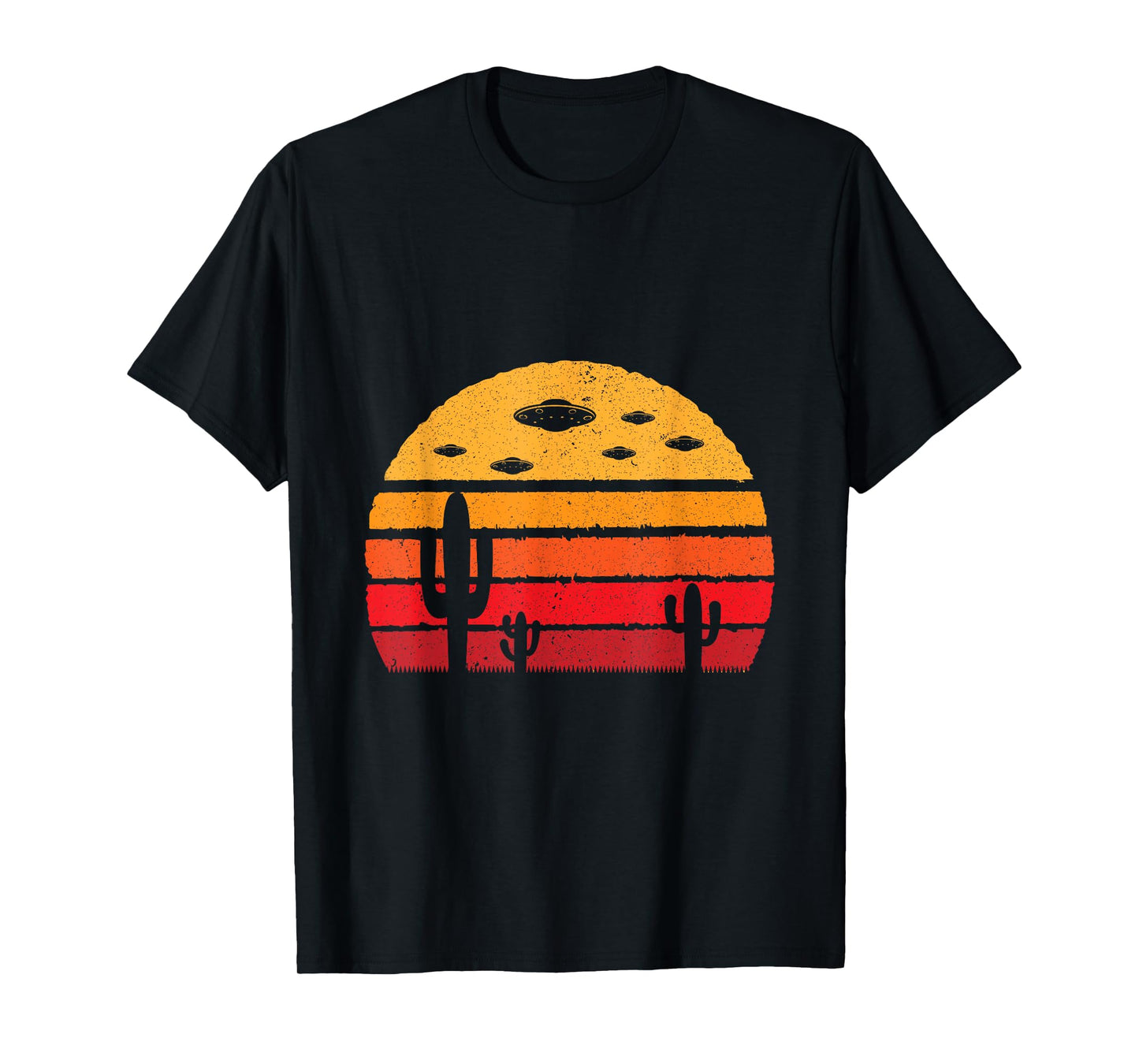 UFO Alien Retro Desert T-Shirt Extraterrestrial Gift T-Shirt