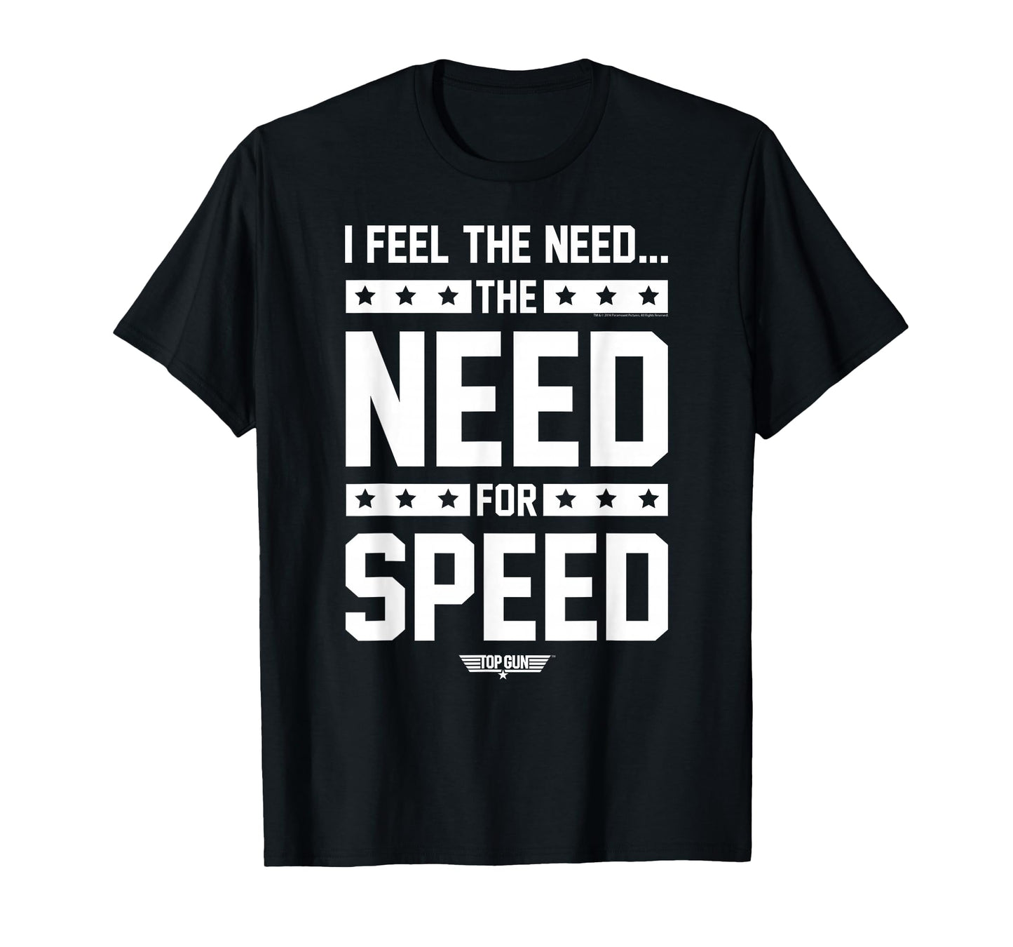 Top Gun The Need for Speed Type Retro 80's Action Movie T-Shirt