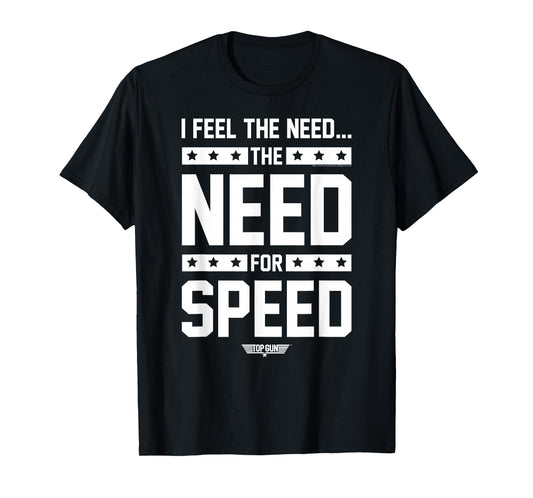 Top Gun The Need for Speed Type Retro 80's Action Movie T-Shirt
