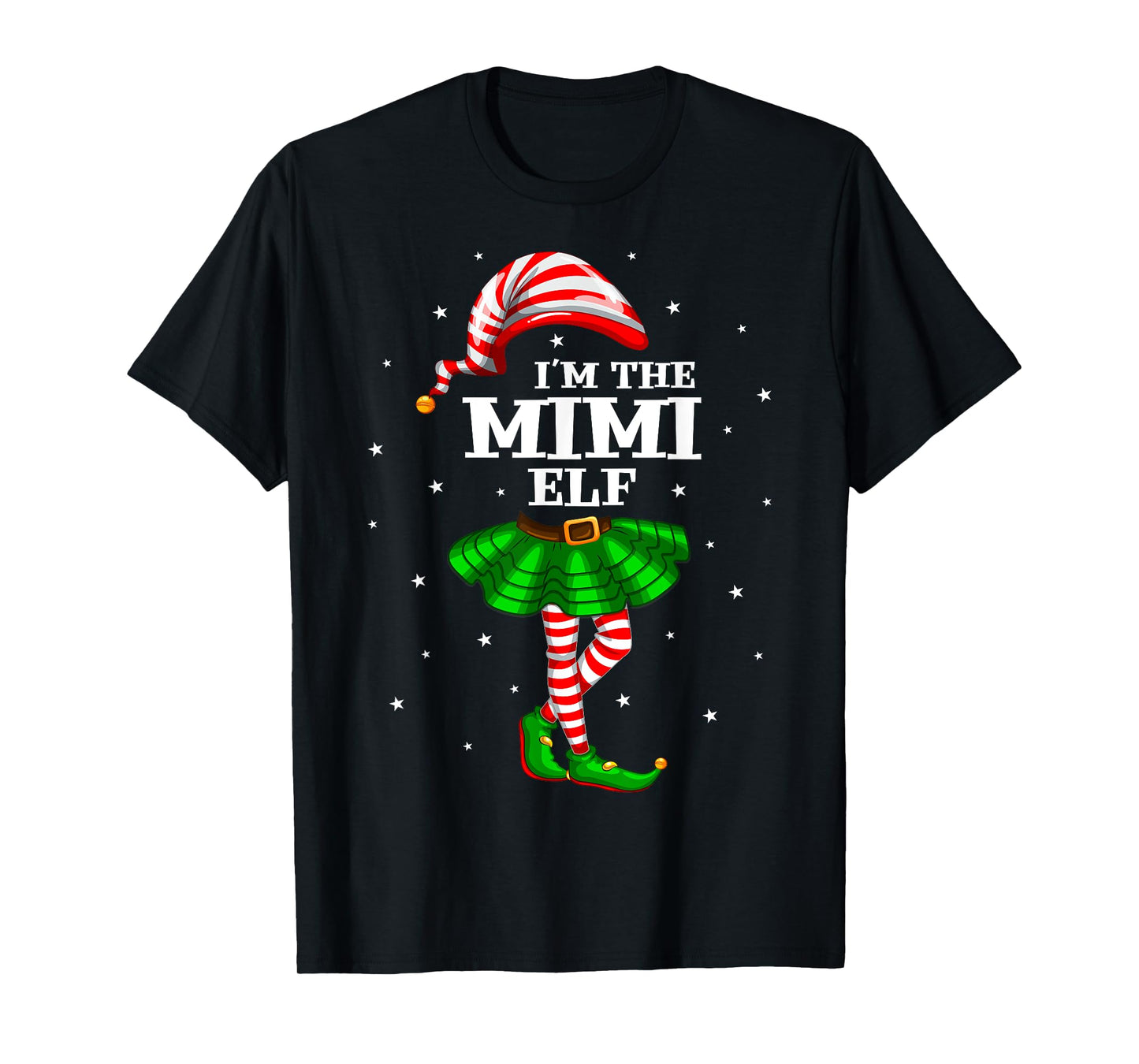 Matching Family Group I'm The Mimi Elf Christmas T-Shirt