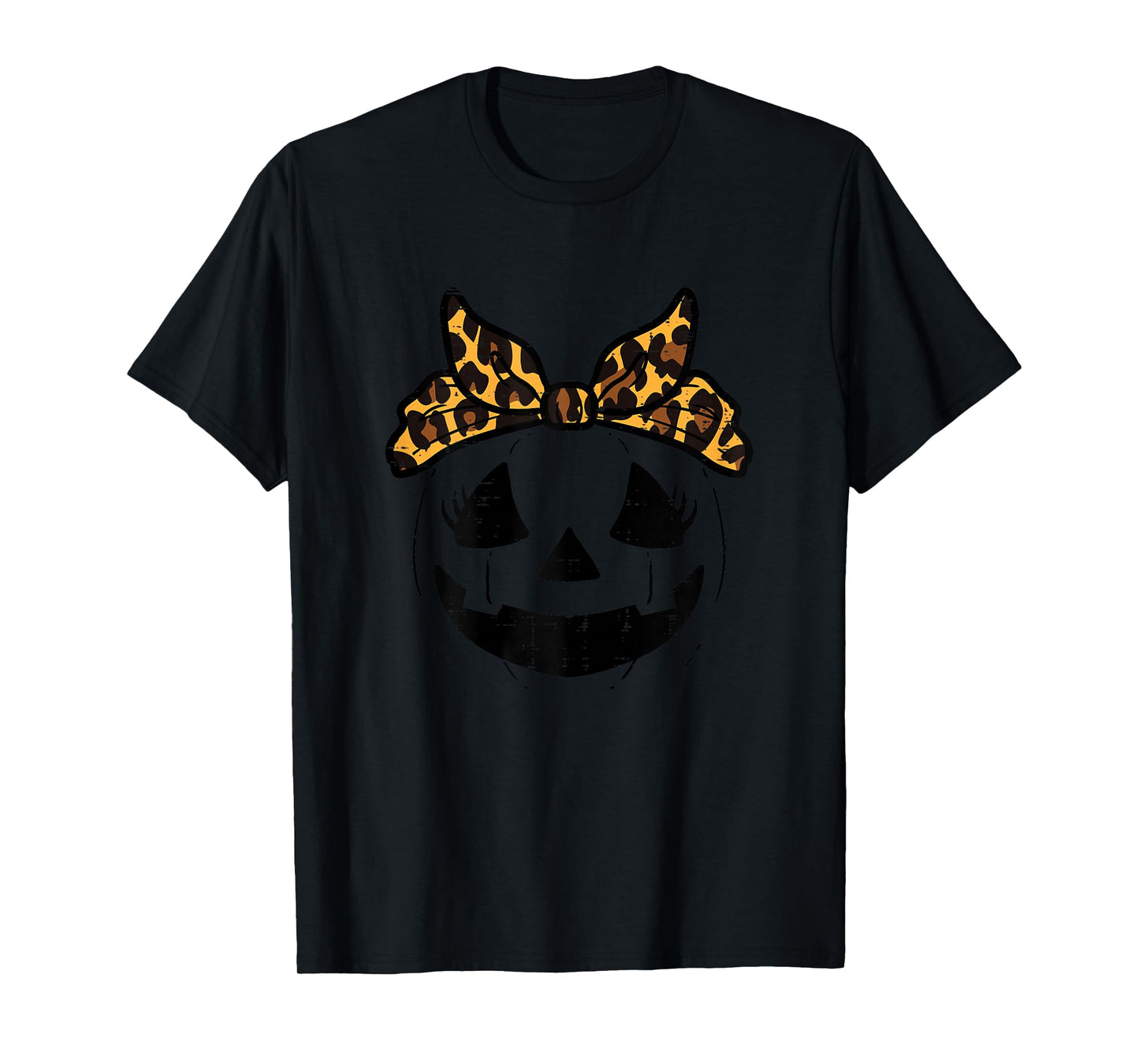 Halloween Pumpkin Face Cute Costume Girls Kids Toddler Youth T-Shirt