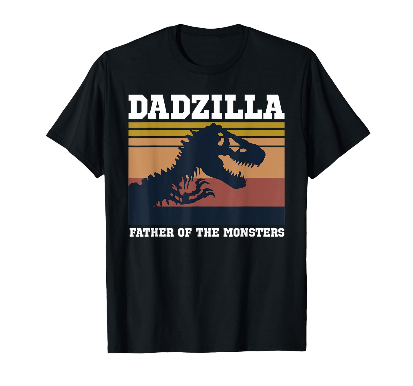 Dadzilla Father Of The Monsters Retro Vintage T-Shirt