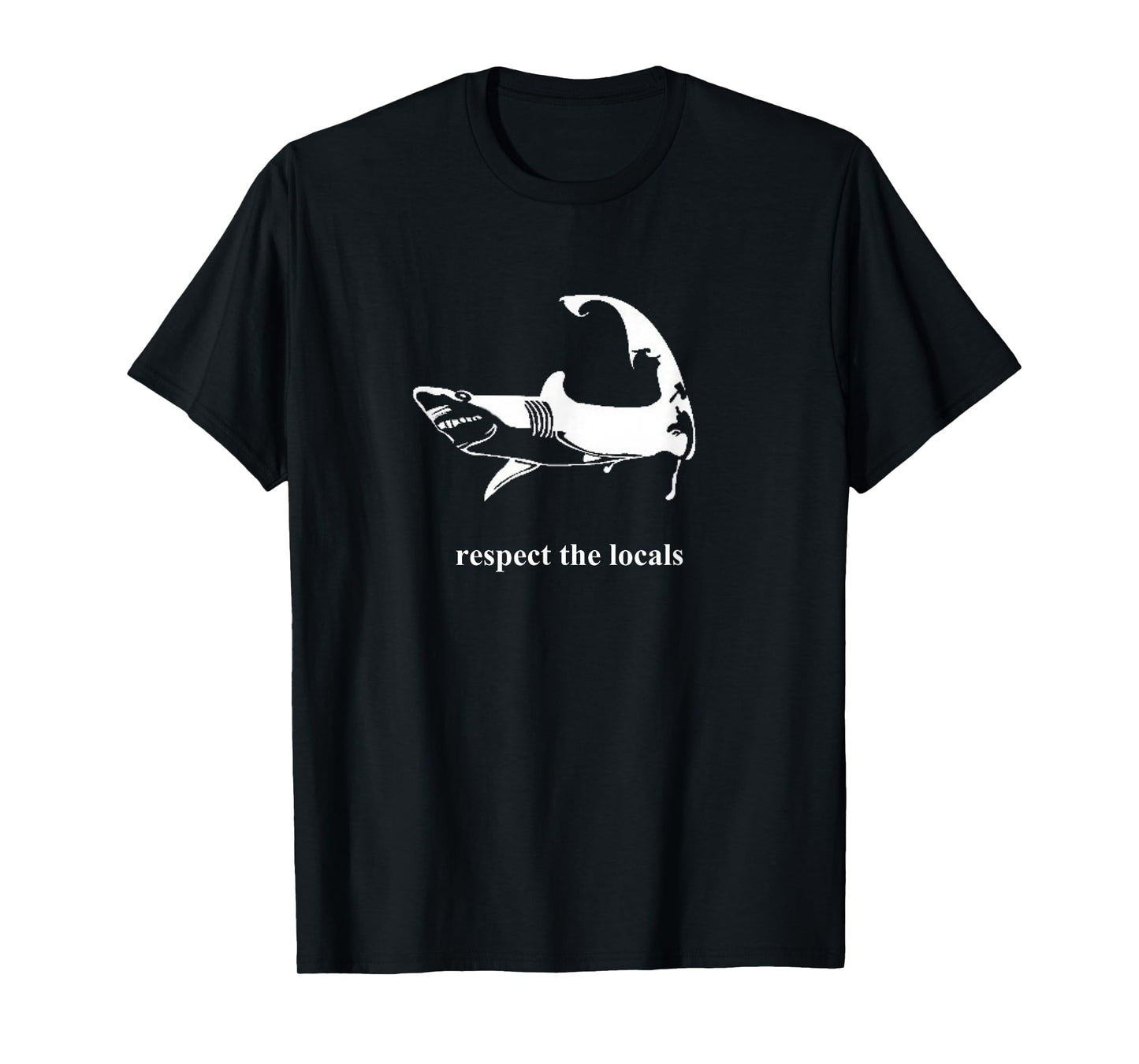 Cape Cod Shark Respect The Locals T-Shirt T-Shirt