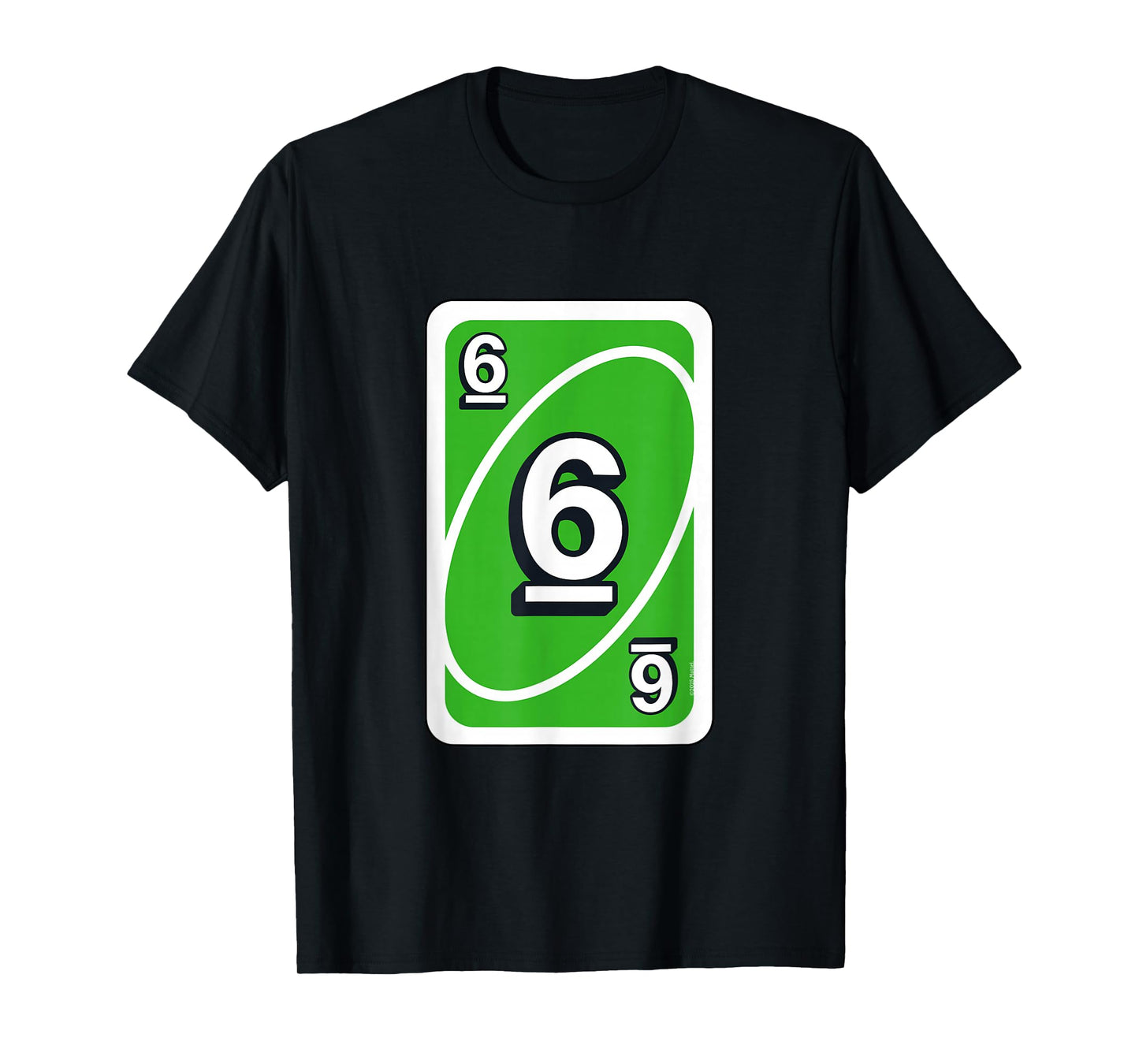 UNO Halloween Green 6" Card T-Shirt