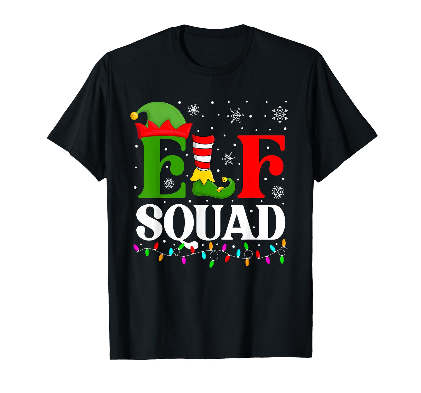 Christmas Elf Squad Shirts Xmas Matching Pajamas Men Women T-Shirt
