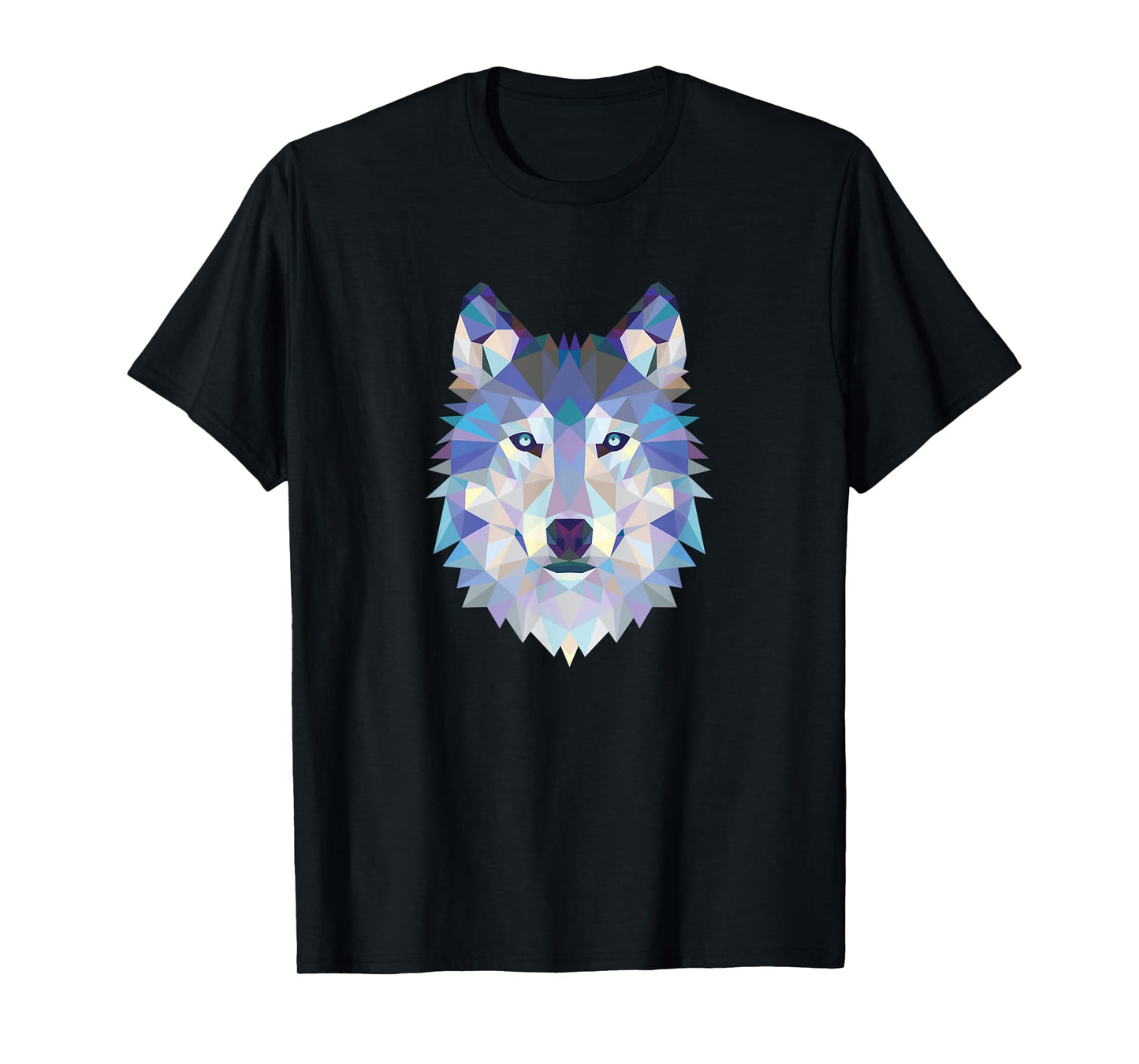 Wolf Wild Geometric Art Spirit Animal Gift for Wolves Fan T-Shirt