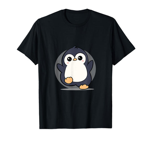 Chibi Penguin Zookeeper kawaii Animal Anime Lover T-Shirt