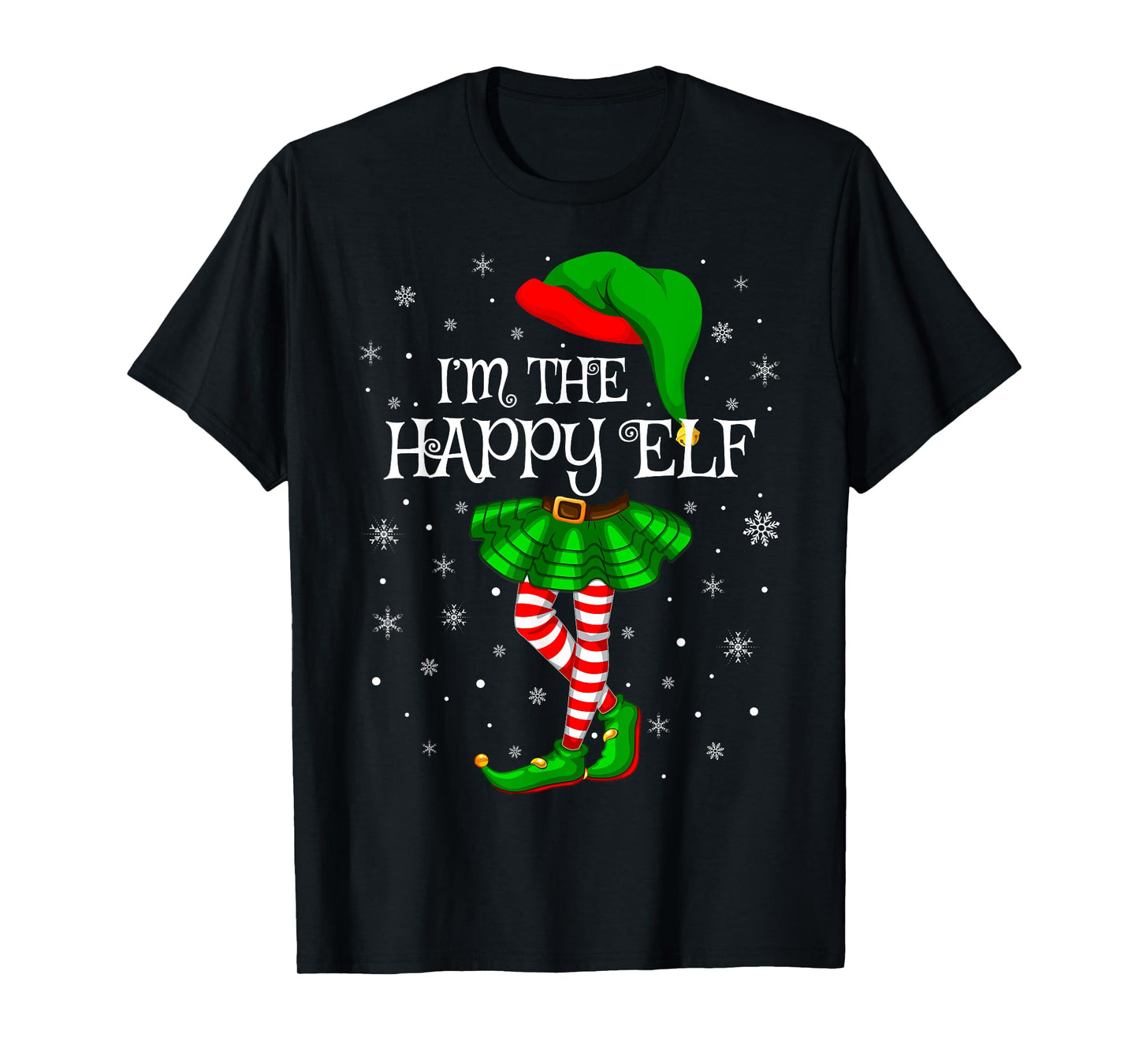 Matching Family Group I'm The Happy Elf Christmas T-Shirt