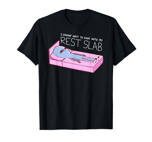 Threadless Nathan W. Pyle Strange Planet Rest Slab Graphic T-Shirt
