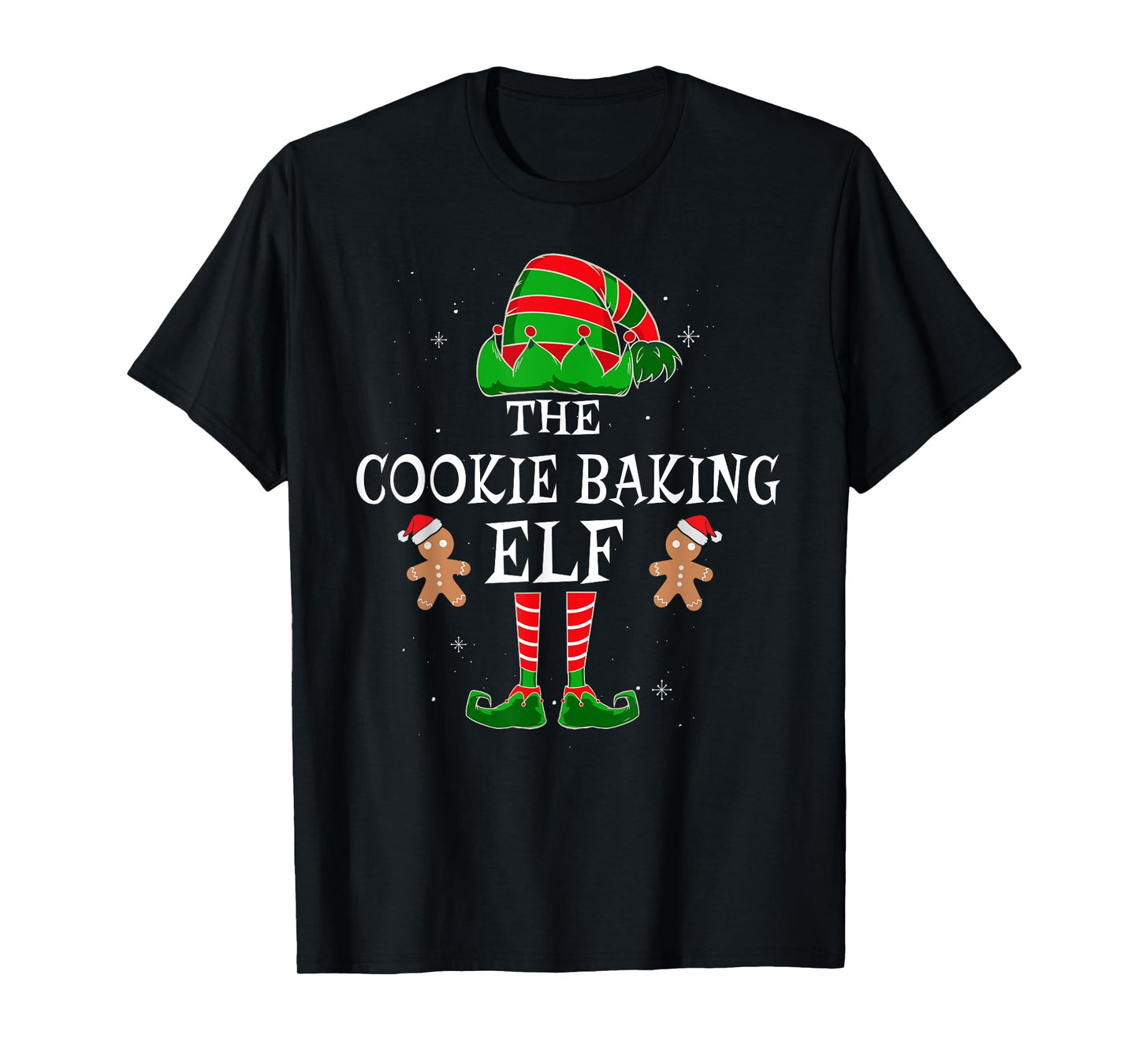The Cookie Baking Elf Group Matching Family Christmas Funny T-Shirt