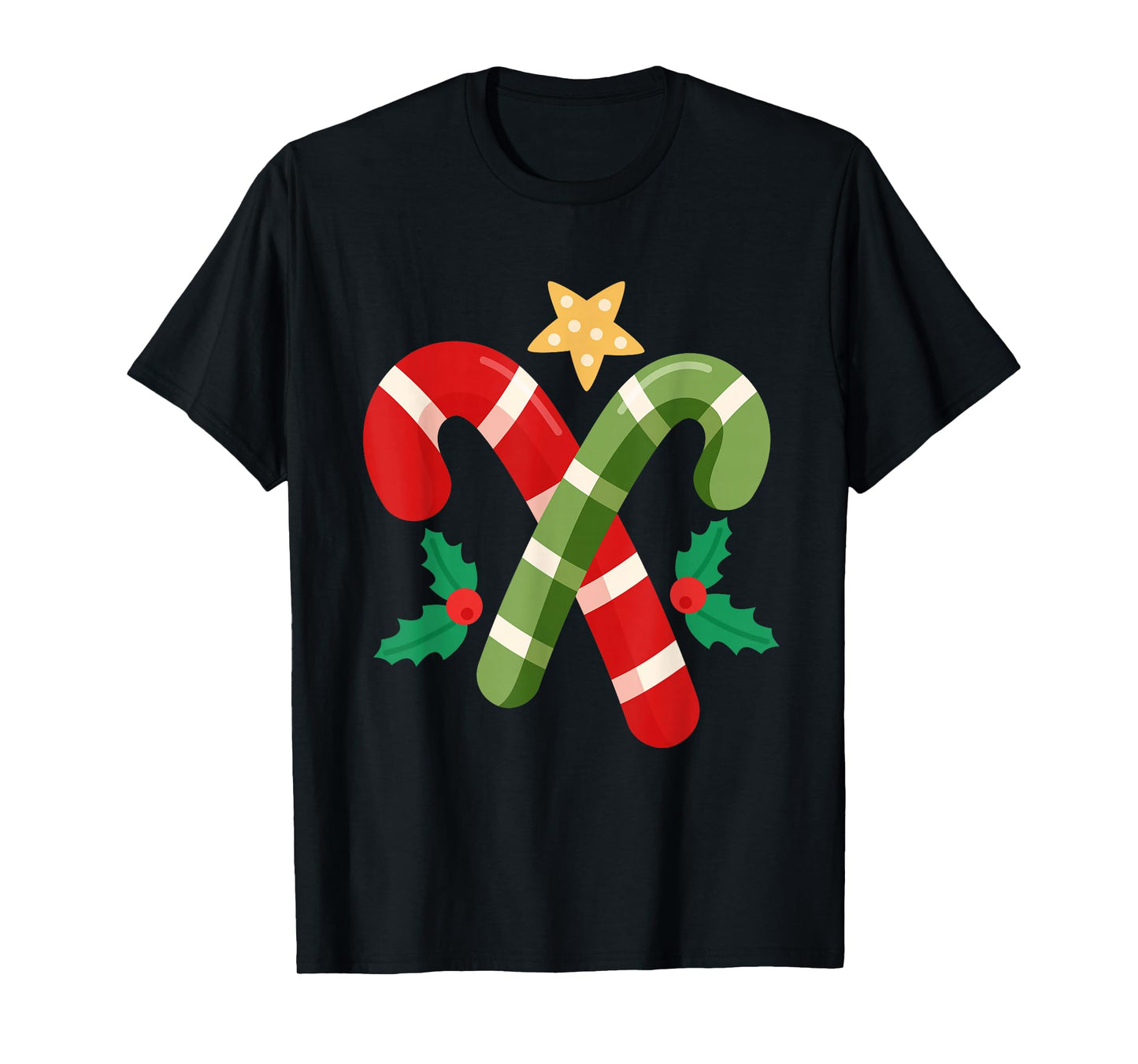 Candy Canes Christmas Holiday Christmas T-Shirt