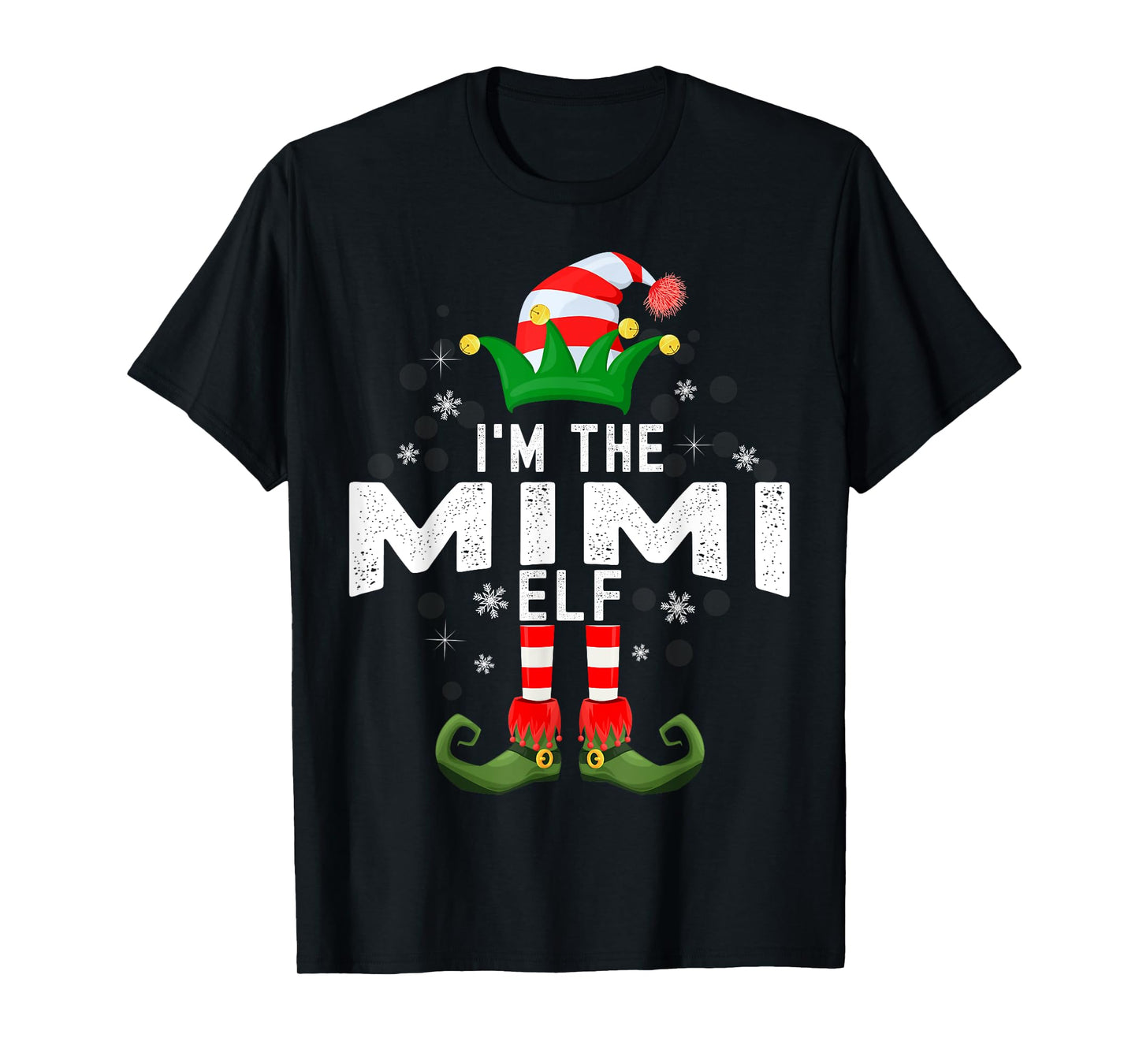 I'm The Mimi Elf Christmas Family PJS Costume T-Shirt