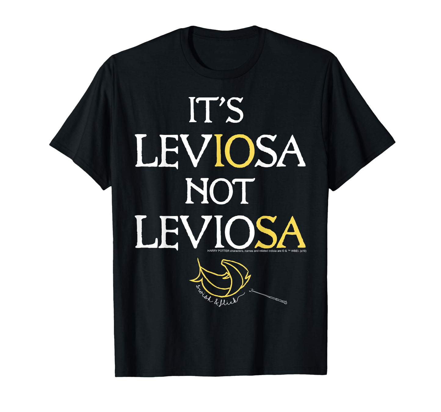 Harry Potter Hermione Granger It's Leviosa Not Leviosa T-Shirt