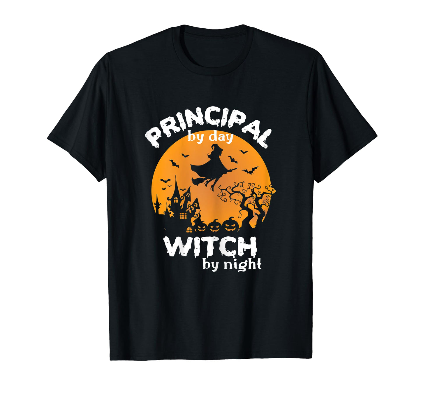 Womens Funny Witch Women School Principal Halloween Costume T-Shirt