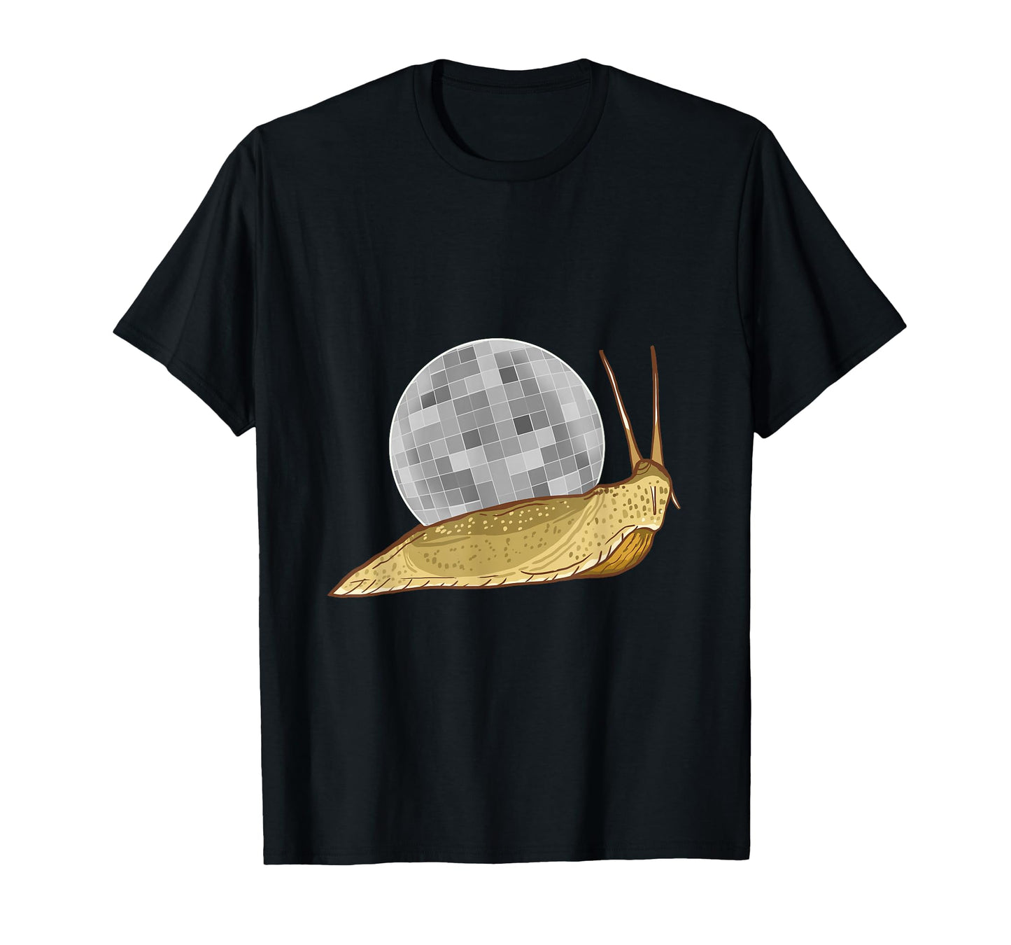 Snail Disco Ball Funny Crystal Shell Animal Lover Gift T-Shirt