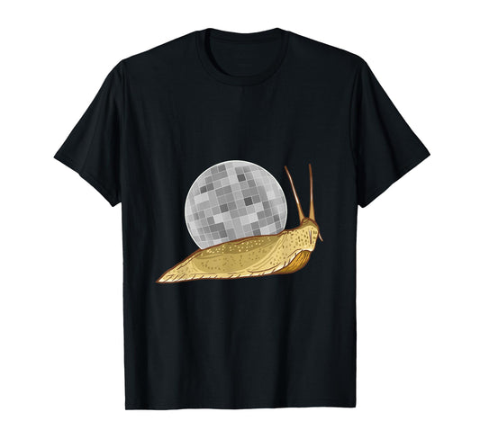 Snail Disco Ball Funny Crystal Shell Animal Lover Gift T-Shirt