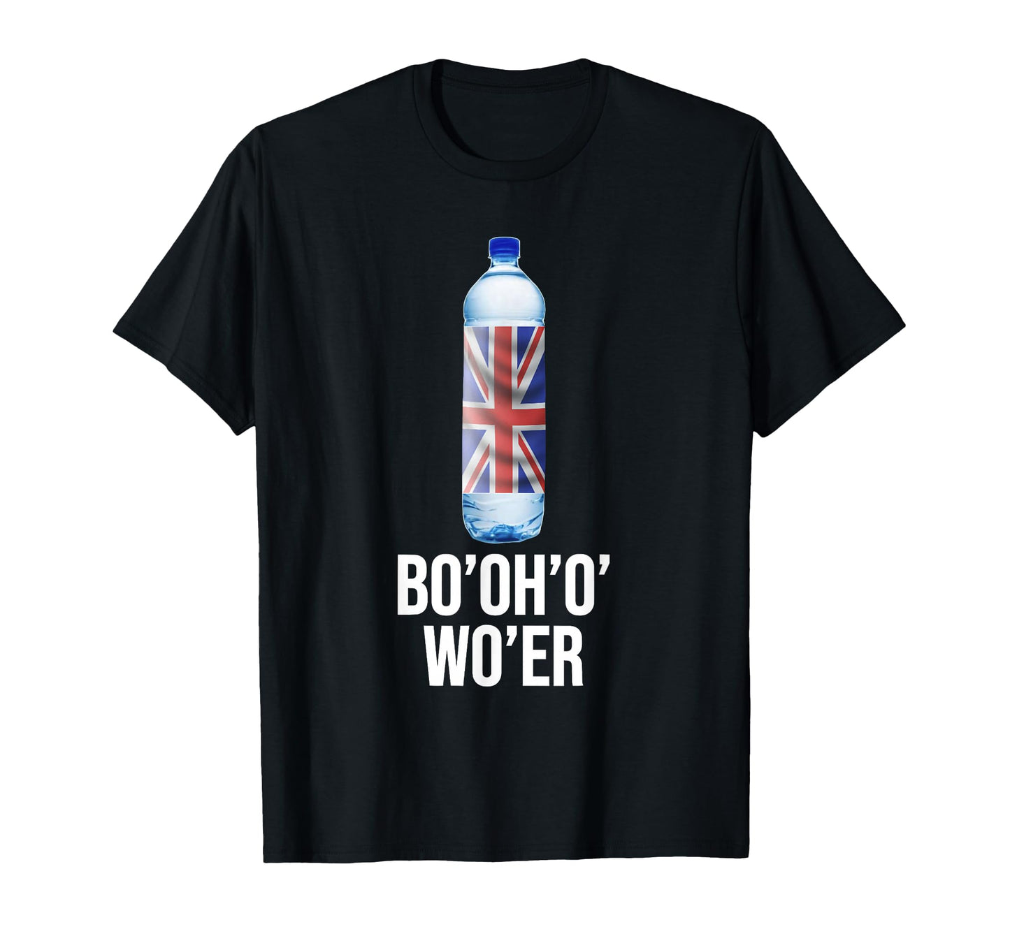 Funny British Accent Joke Bottle of Water T-Shirt