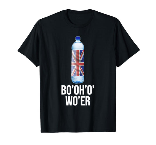 Funny British Accent Joke Bottle of Water T-Shirt