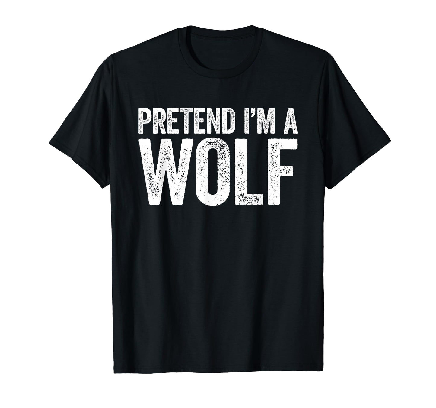 Pretend I'm A Wolf Shirt Adult Kids Matching Wolf Costume T-Shirt