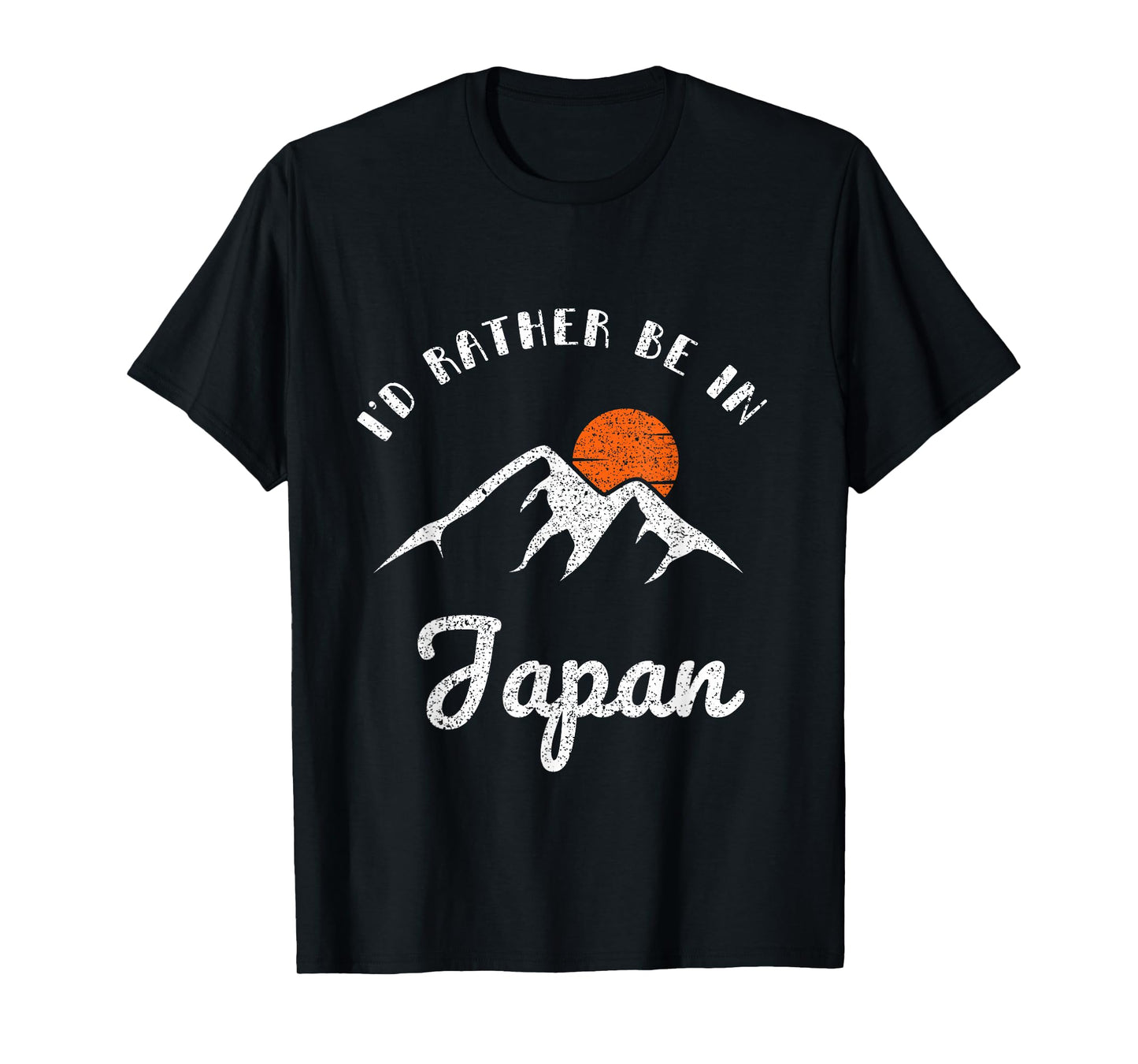 I'd Rather Be In Japan Vintage Retro Japan T-Shirt
