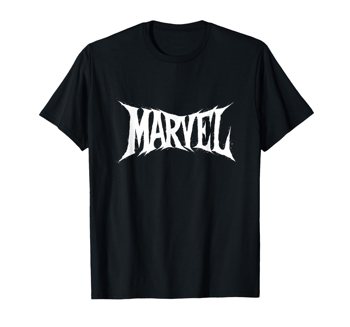Marvel Classic Halloween Spooky Font Marvel Text Retro Logo T-Shirt
