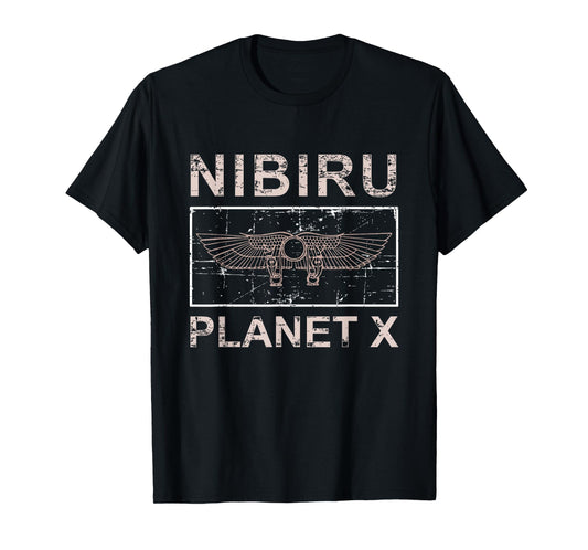NIBIRU Planet Winged Sun Anunnaki Ancient Egyptian T-Shirt