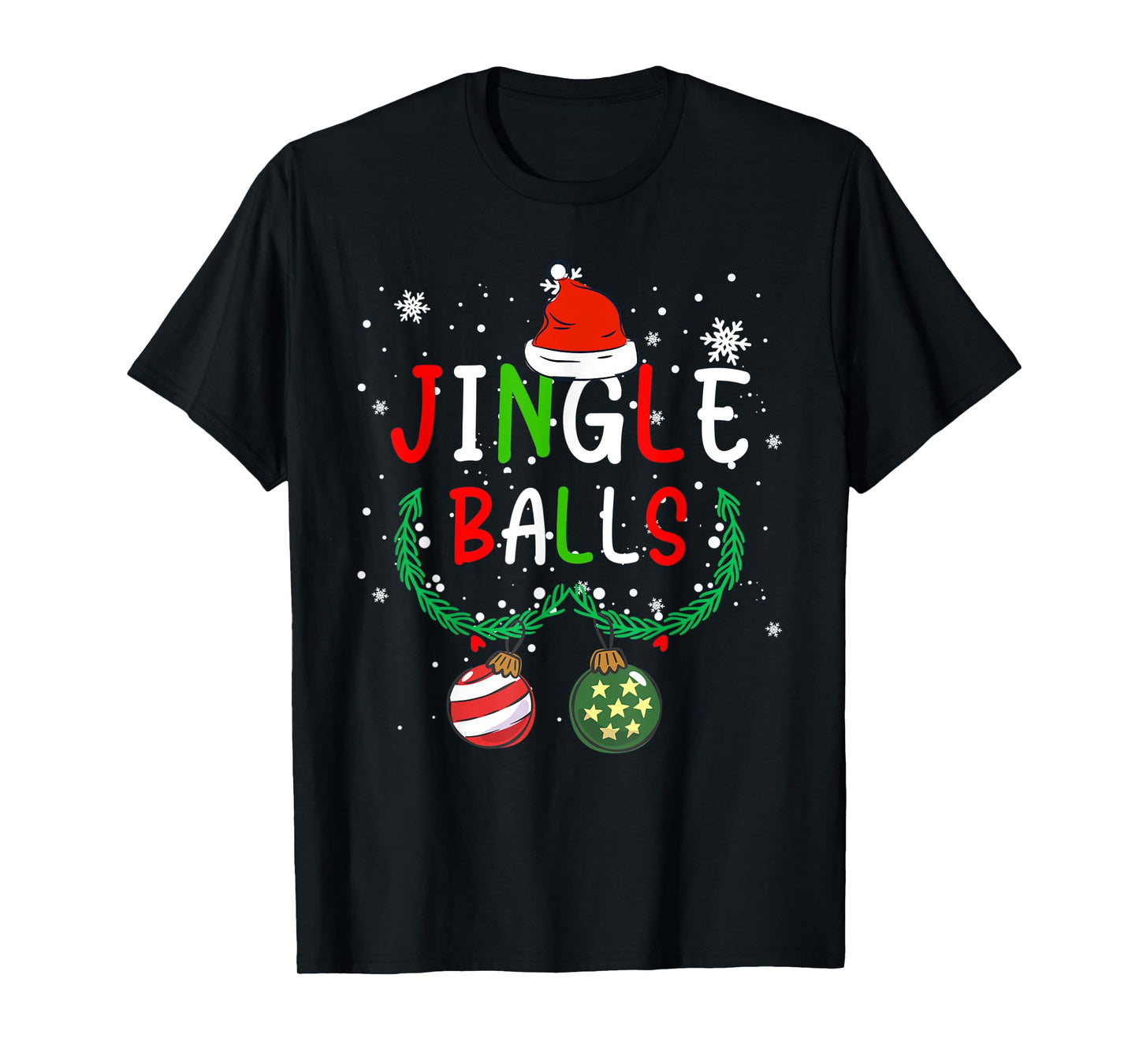 Jingle Balls Tinsel Tits Couple Chestnuts Christmas Family T-Shirt