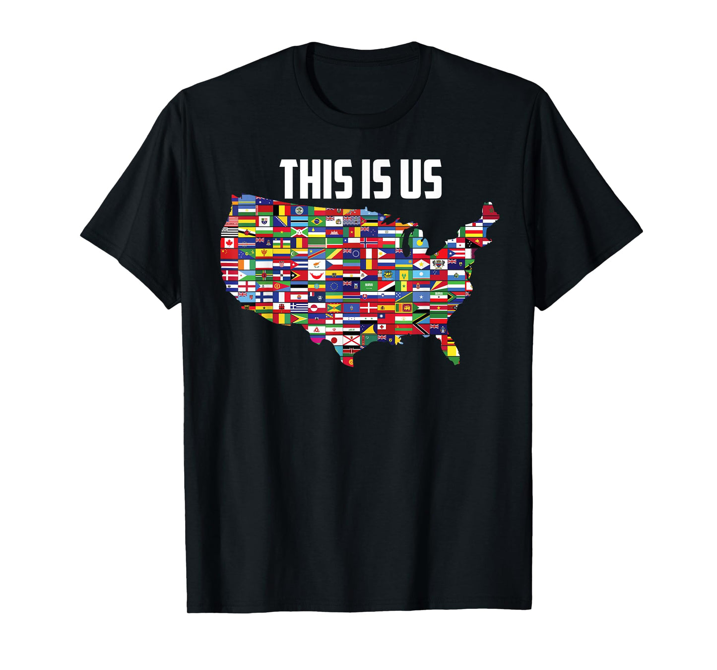 This Is US International Flags Citizens Immigrant Gift T-Shirt