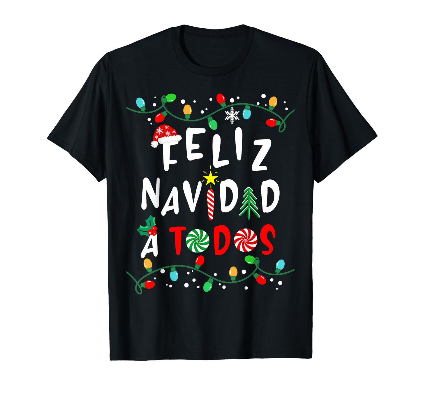 Feliz Navidad Shirt-Funny Mexican Christmas in Spanish T-Shirt