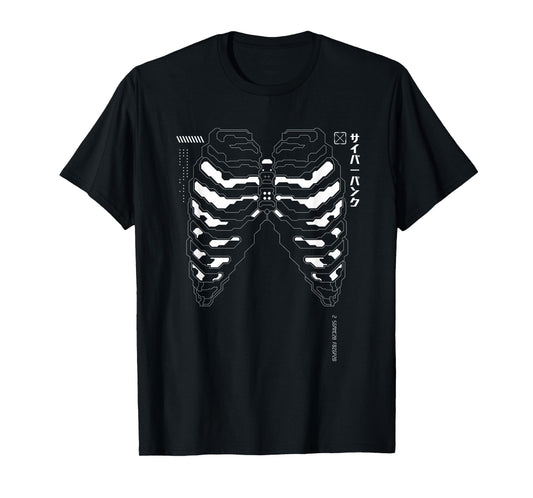 Techwear Goth Cyberpunk Samurai Warrior T-Shirt