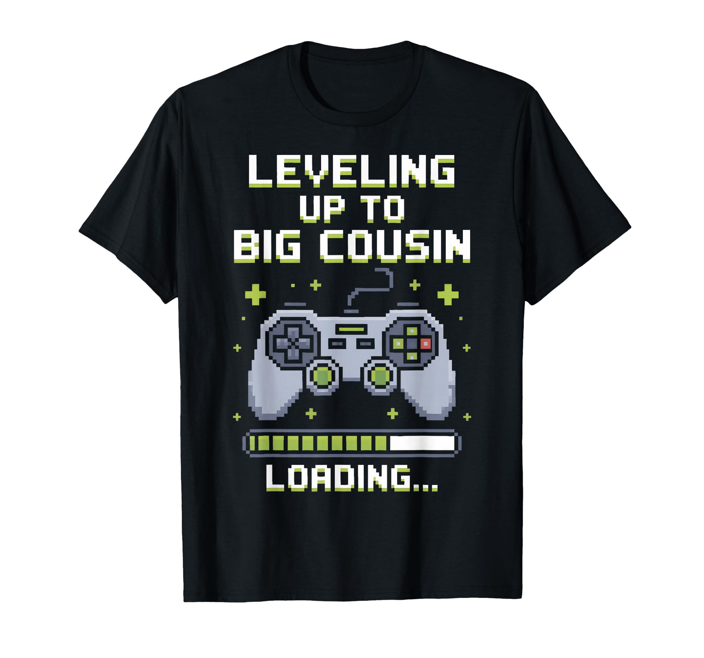 Leveling Up to Big Cousin Gamer Family Announce T-Shirt