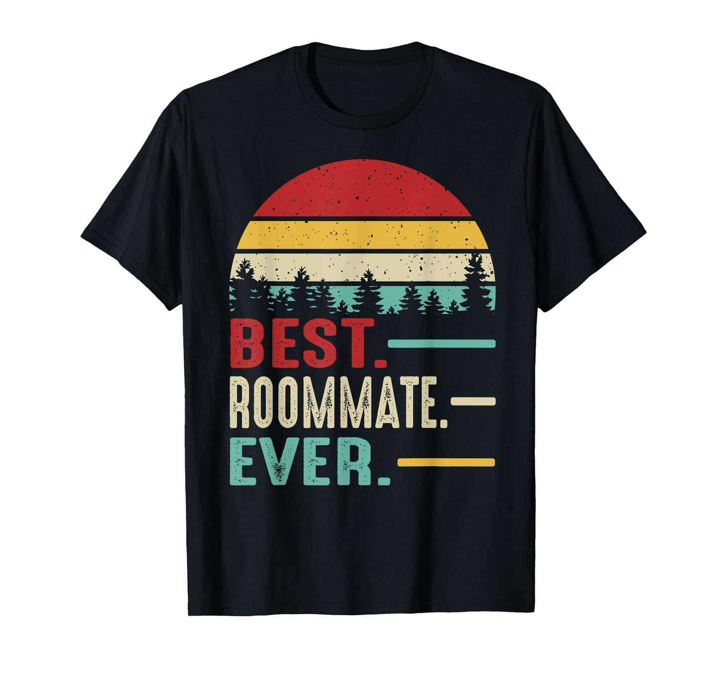 Best Roommate Ever Cool Retro Vintage Roommate Birthday Gift T-Shirt