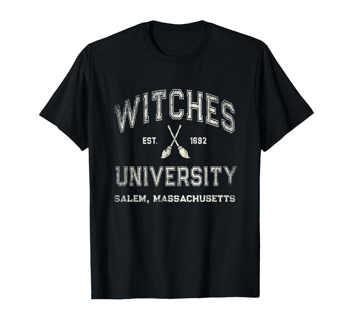 Funny WITCHES UNIVERSITY Salem Massachusetts Witch College T-Shirt