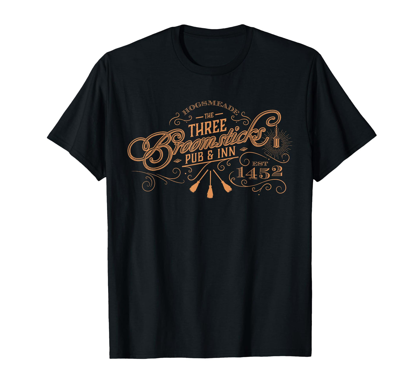 Harry Potter Three Broomsticks T-Shirt, Small, Black