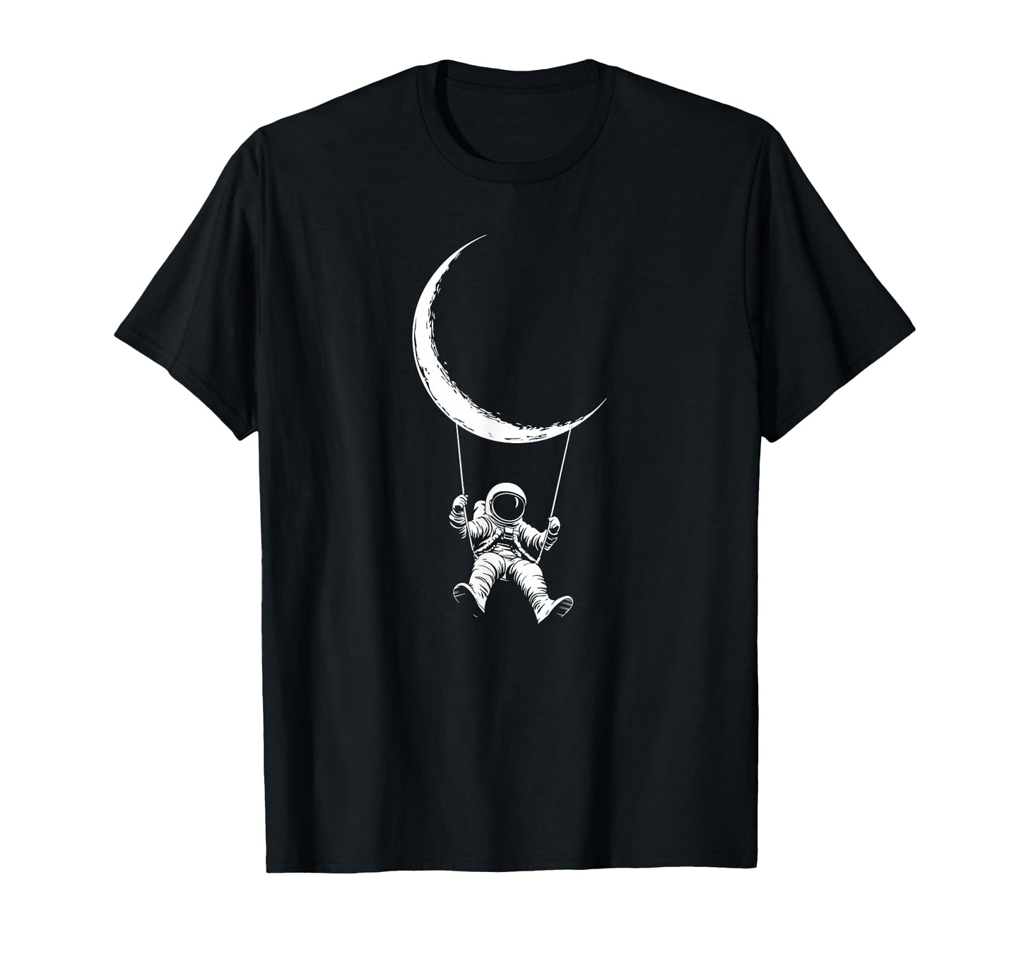 Funny Moon Swing Astronaut T-Shirt