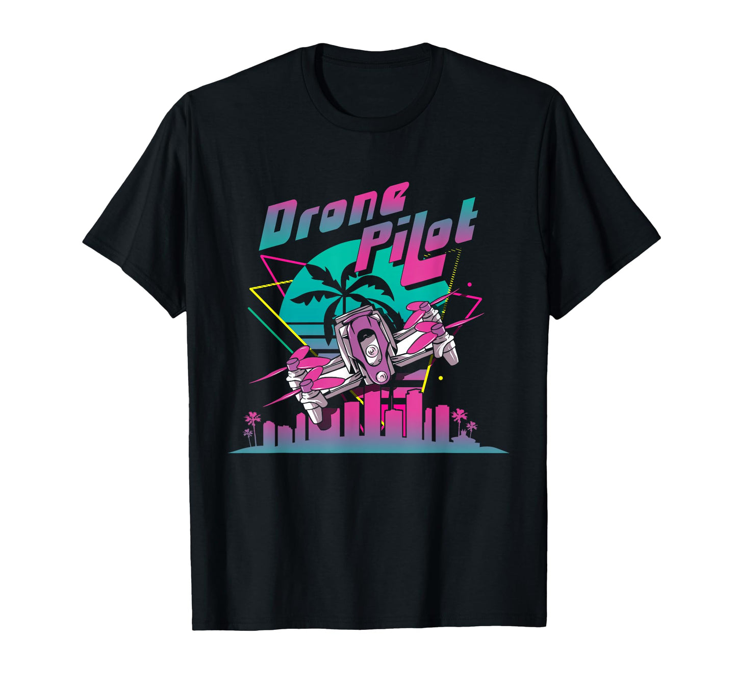 Retro Vintage Funny Drone Pilot T-Shirt