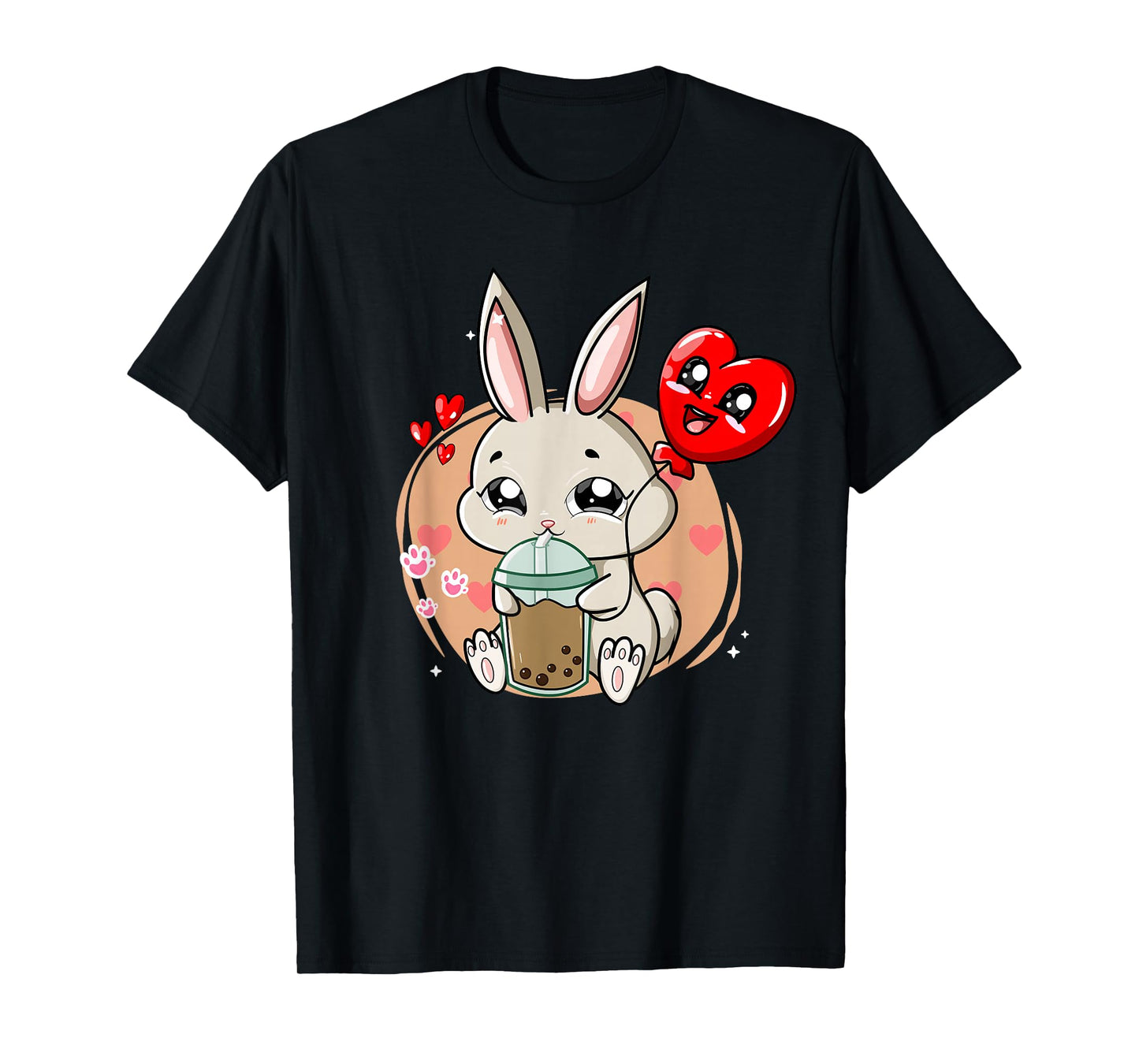 Anime Kawaii Bubble Tea Rabbit Boba Tea Usagi T-Shirt