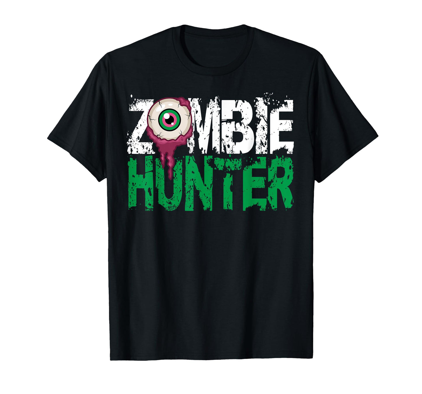 Zombie Hunter Halloween Shirt Cute with an Eye Hunting Gift T-Shirt