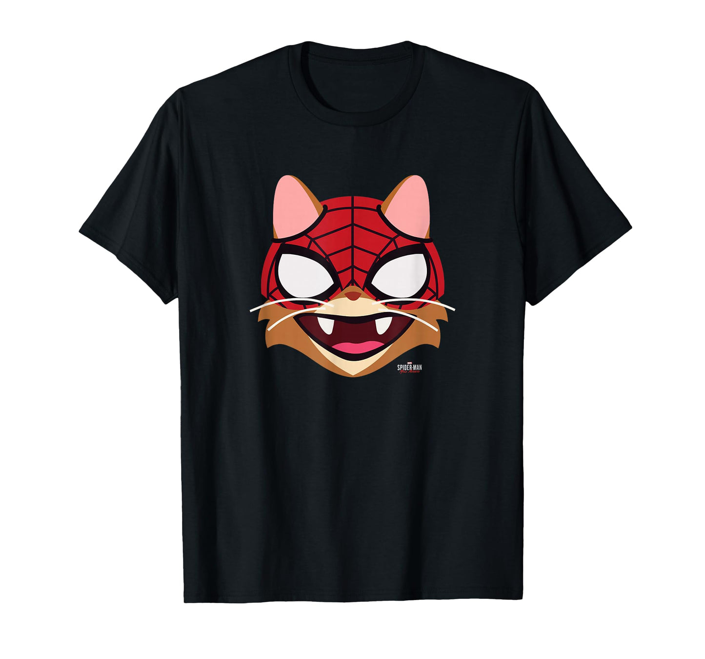 Marvel Spider-Man: Miles Morales Spider-Cat Big Face T-Shirt