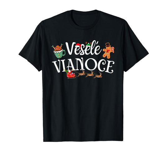 Veselé Vianoce Slovak Merry Christmas Vesele Vianoce T-Shirt