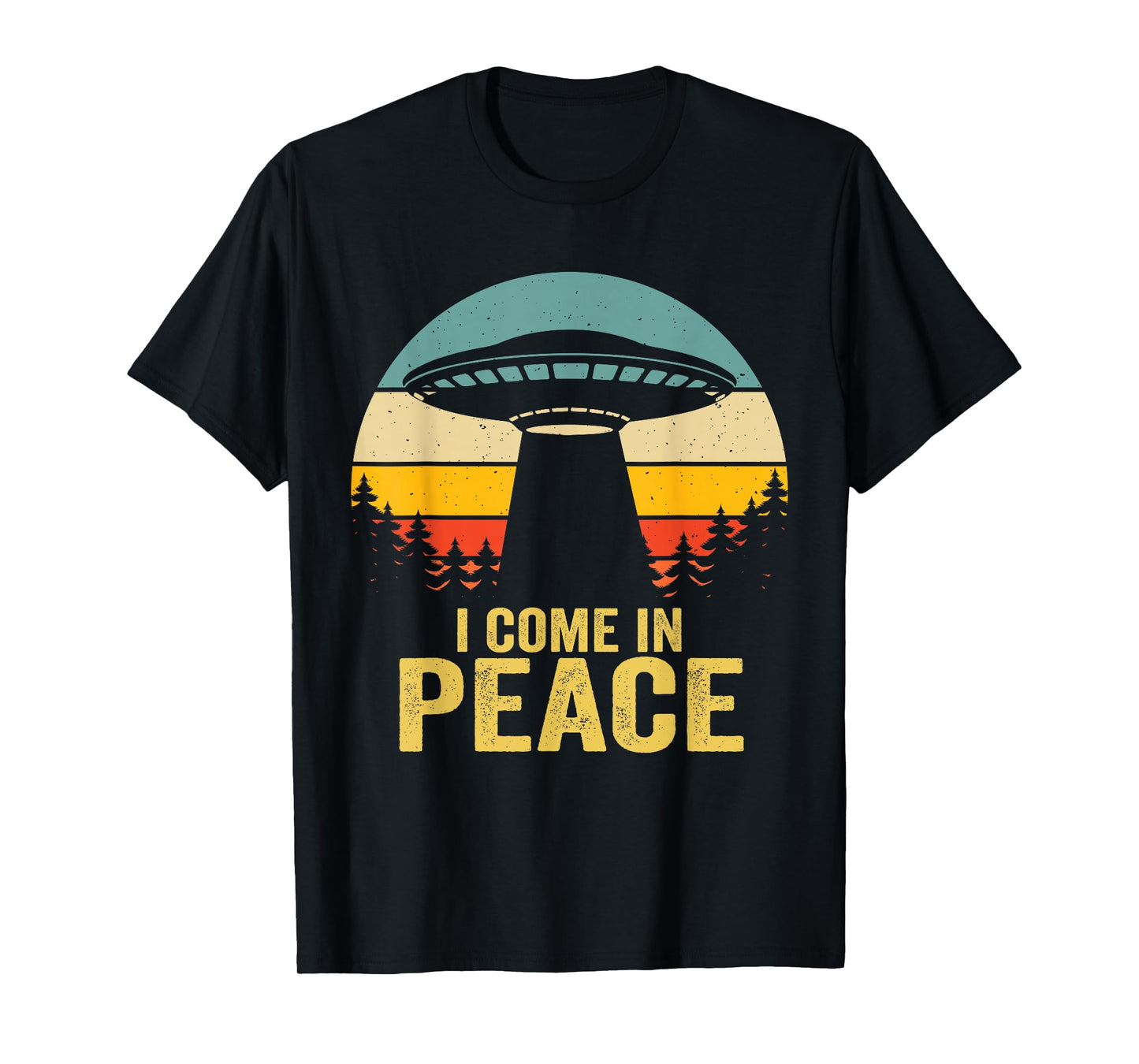 I Come In Peace im Peace Matching Couples Alien T-Shirt