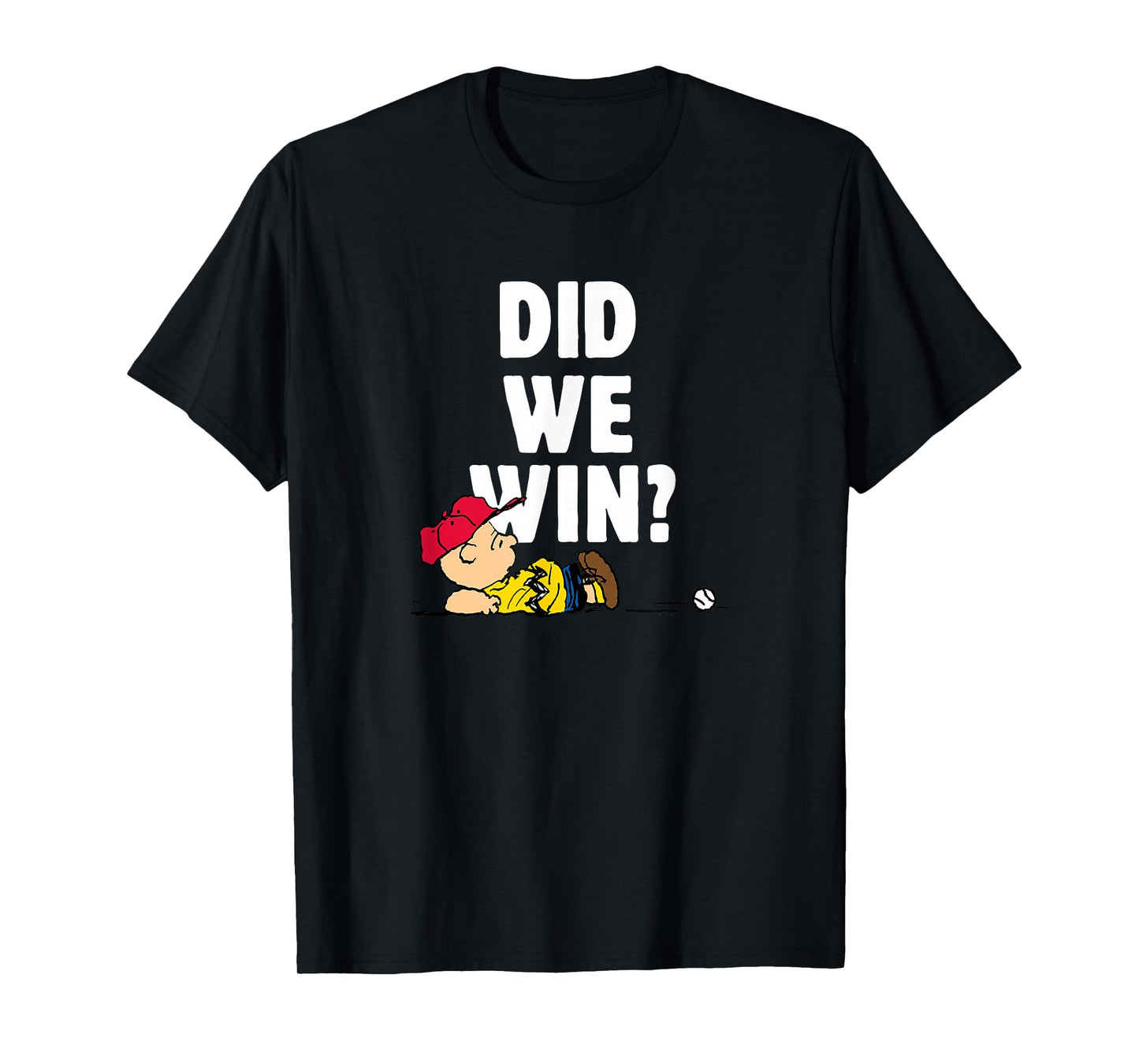 Peanuts - Charlie Brown Did We Win? T-Shirt