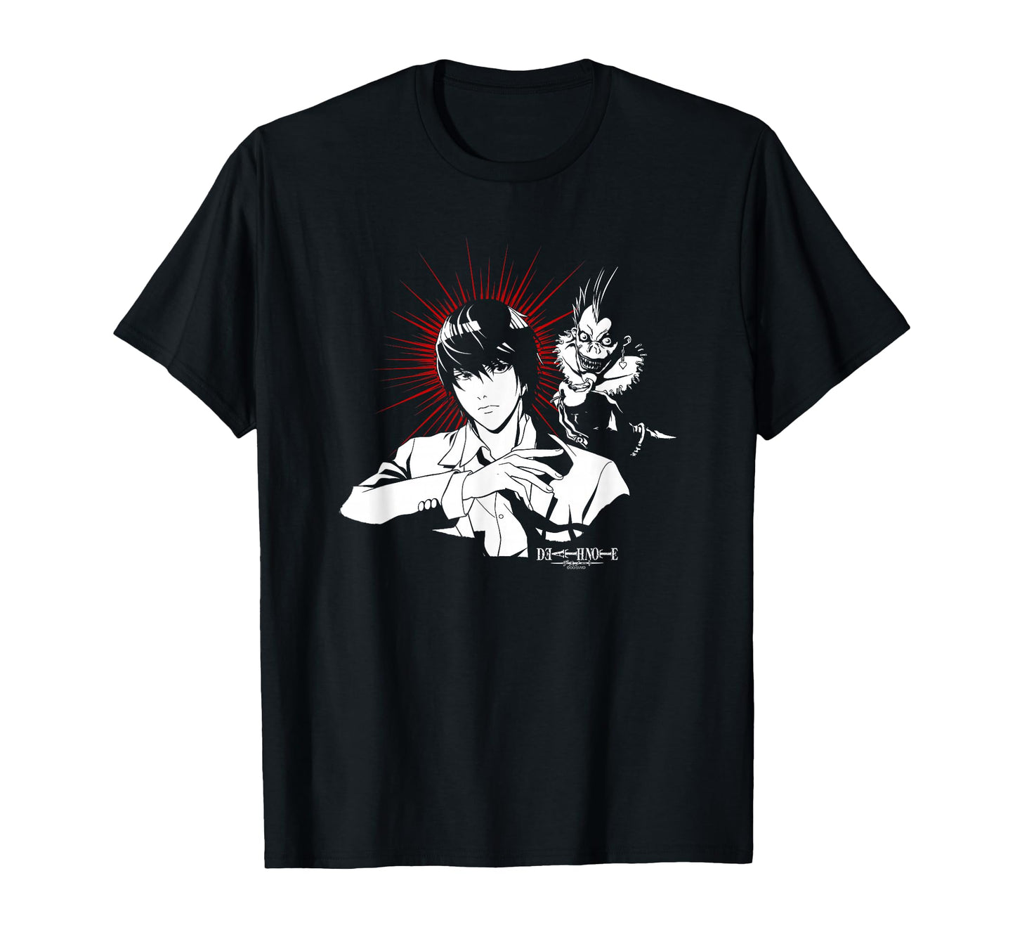 Death Note Ryuk and Light with Halo Anime T-Shirt