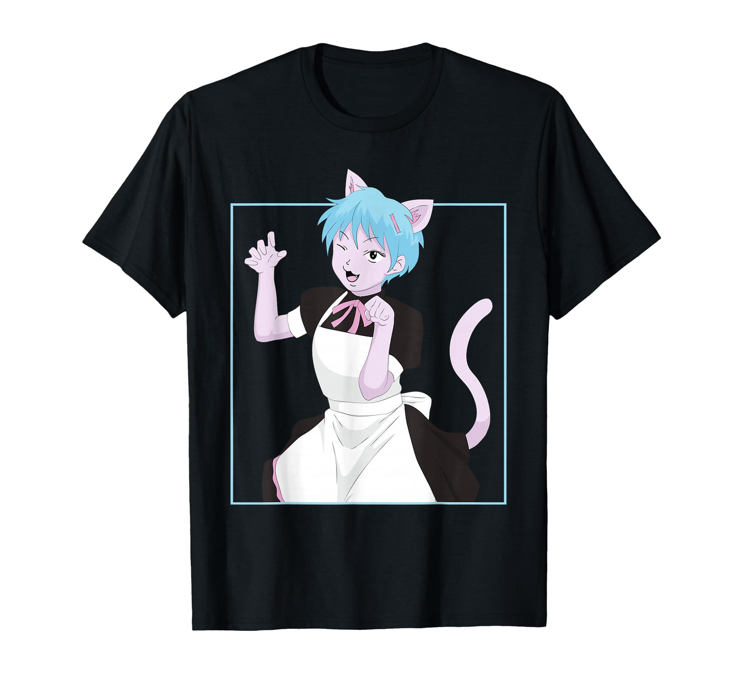 Femboy Neko Anime Boy Maid Crossdressing Pastel Aesthetic T-Shirt