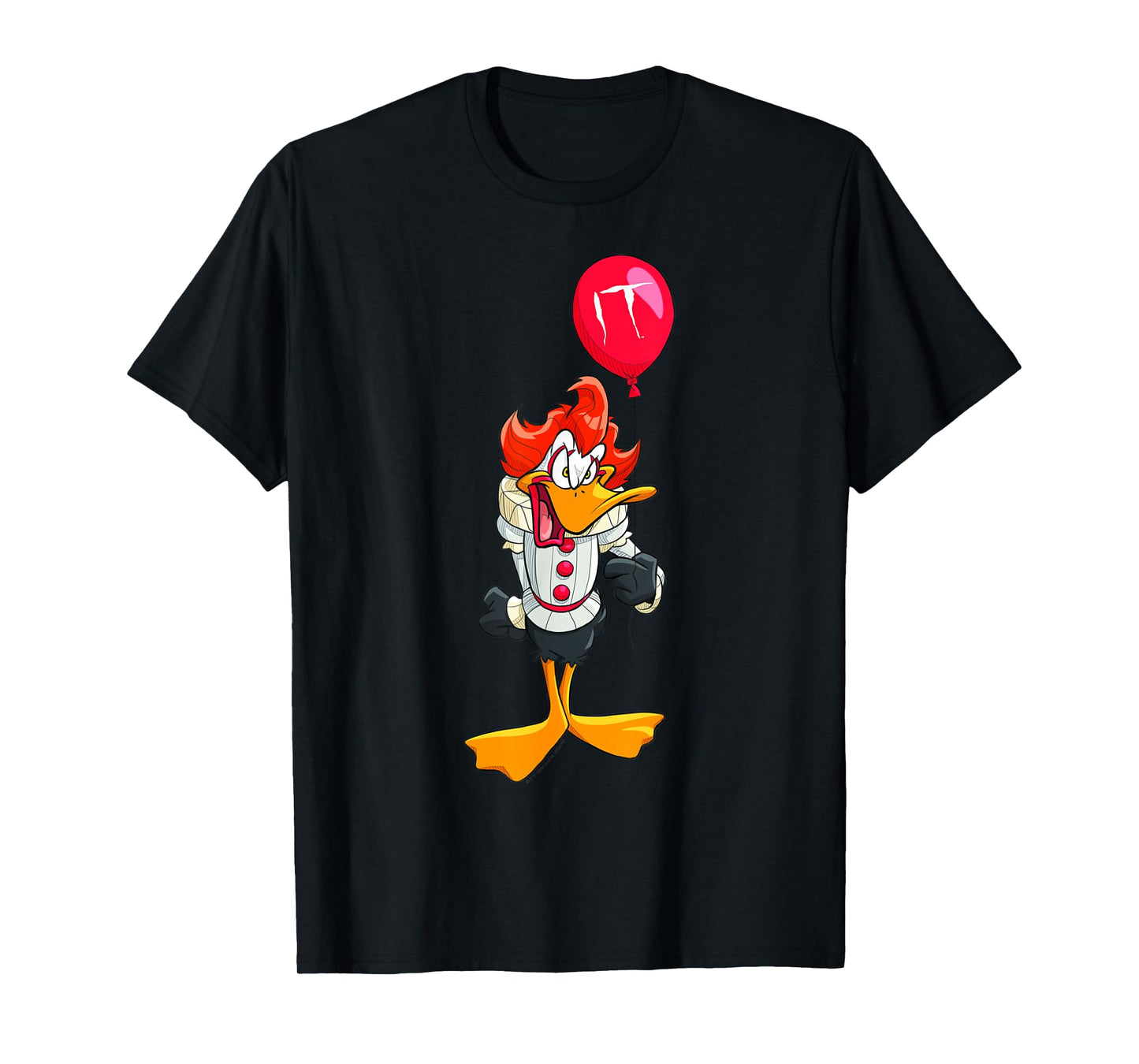 WB 100 Looney Tunes Halloween Daffy Duck Pennywise Costume T-Shirt