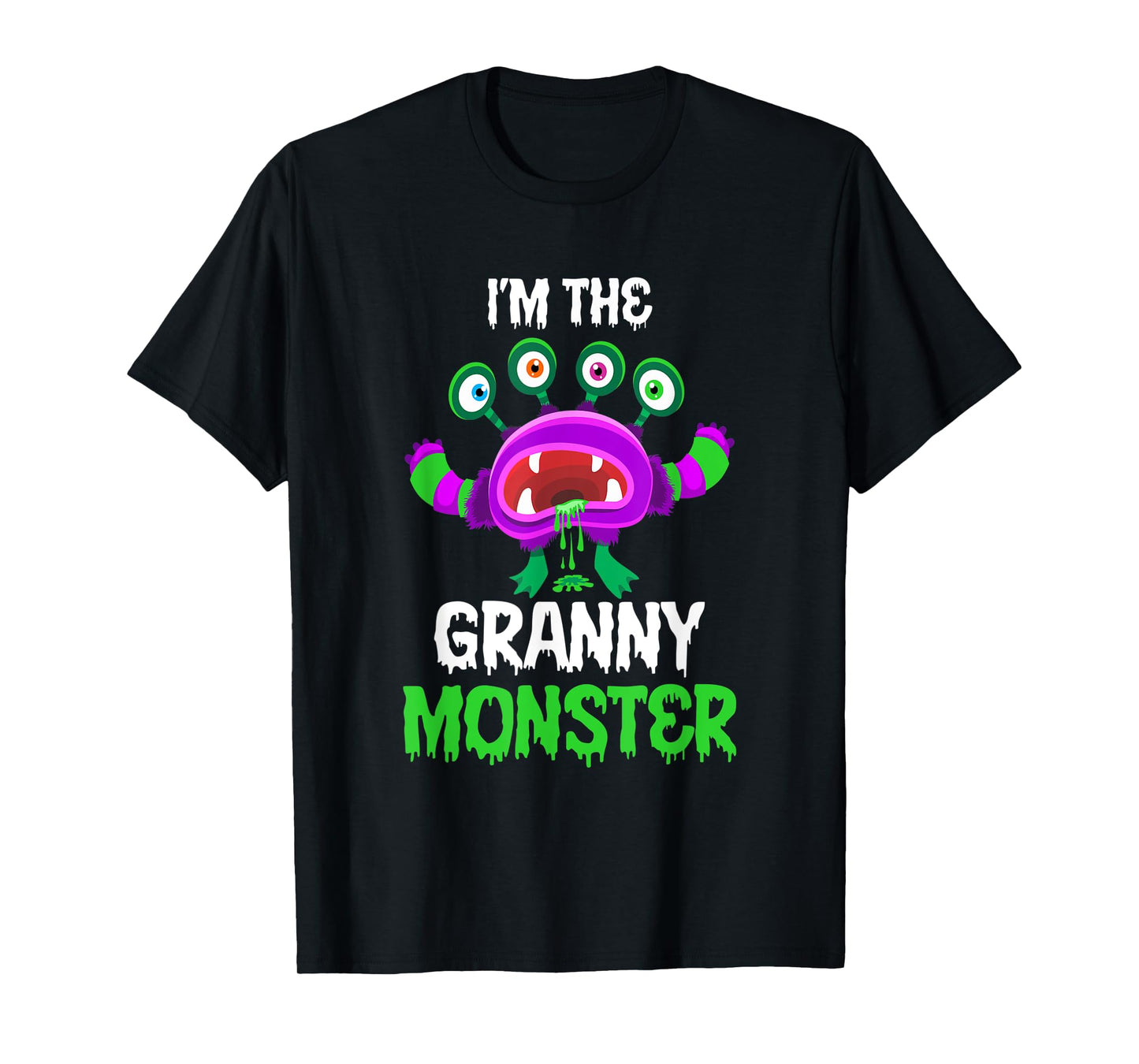 I'm The Granny Monster Matching Family Halloween T-Shirt