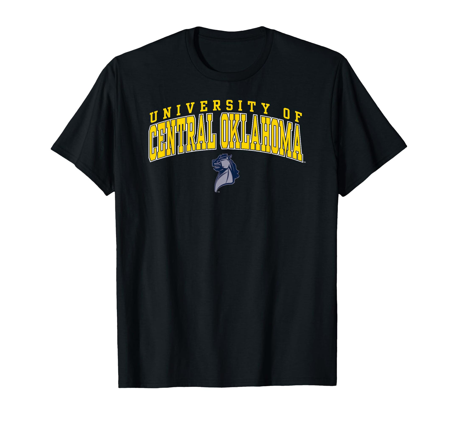 Central Oklahoma Bronchos Arch Over Blue Officially Licensed T-Shirt