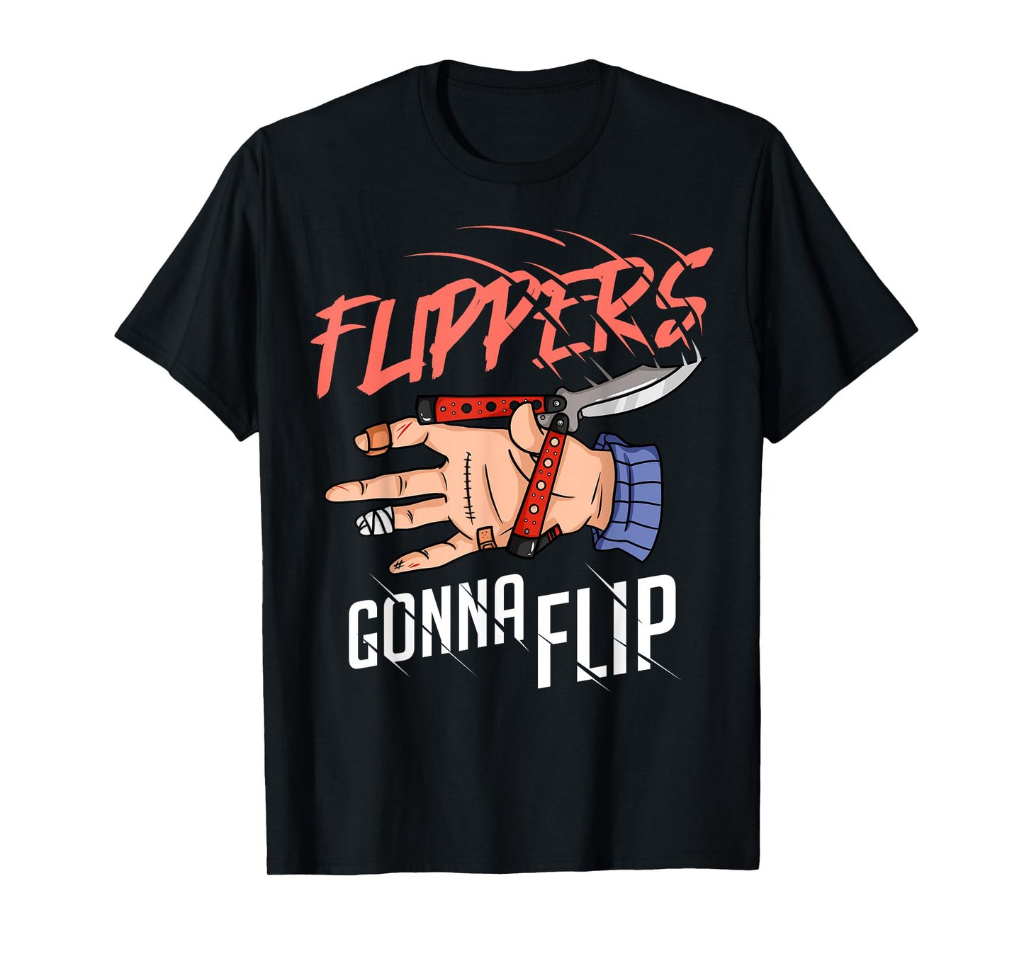 Balisong Flipping Butterfly Knife Training T-Shirt